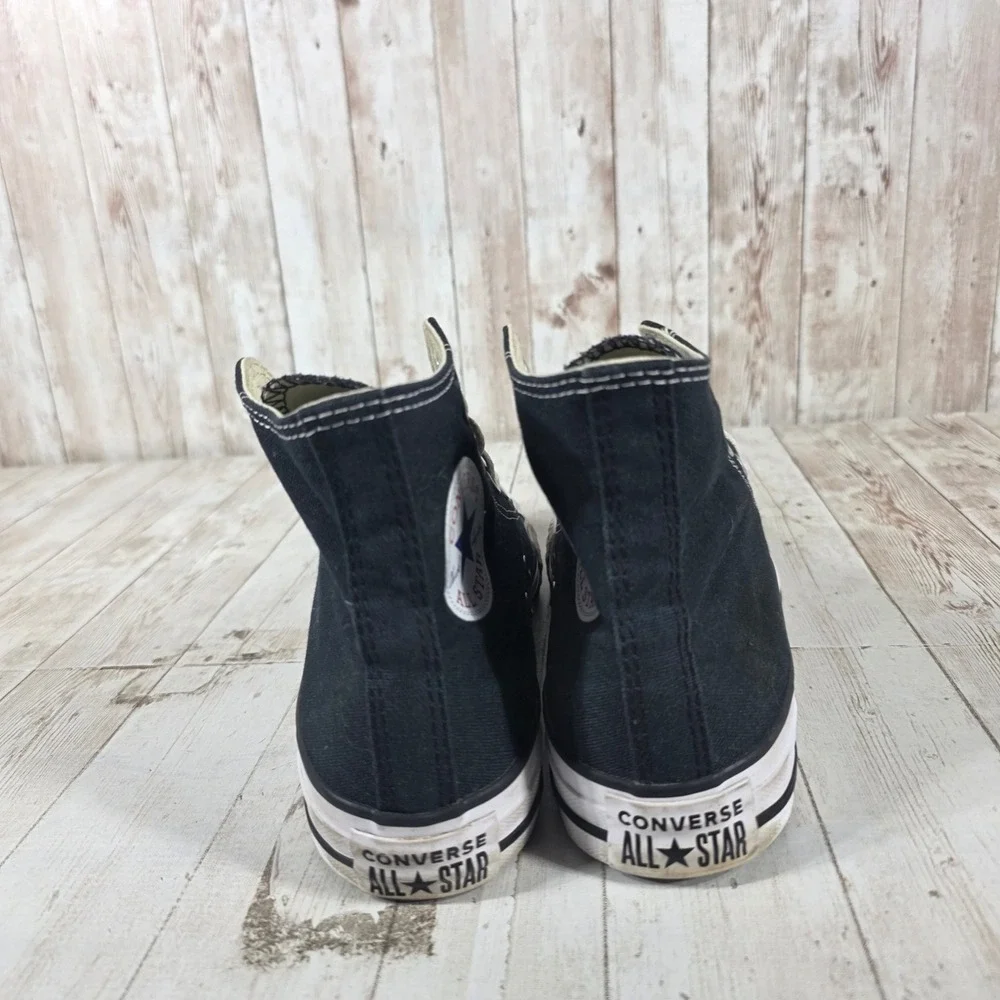 Converse Chuck Taylor All Star High Top Black Canvas Sneakers M9160 Womens 7 - Picture 3 of 8